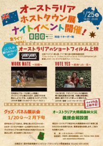 オーストラリア ホストタウン展 in 183 FUCHU FAN ZONE